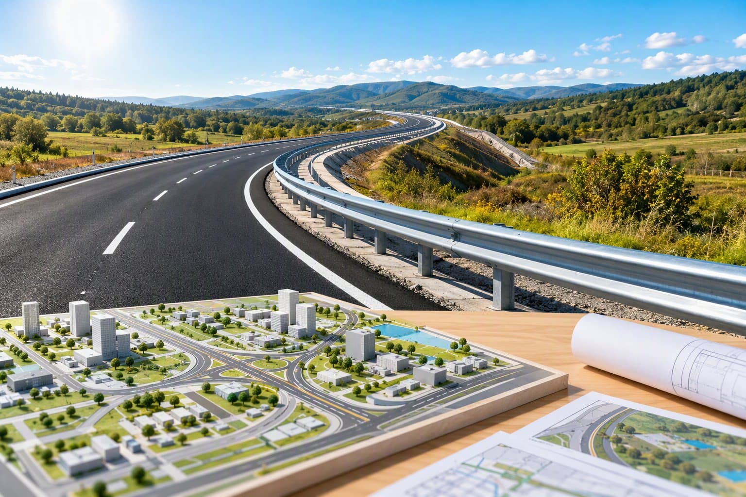 Road Infrastructure - illustration, Jake Team LLC