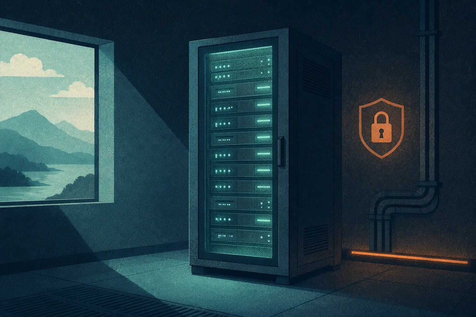local AI security - illustration, Jake Team LLC