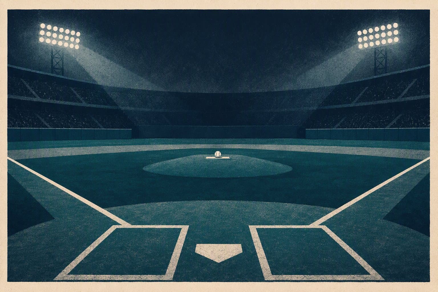 baseball pitching duel - illustration, Jake Team LLC