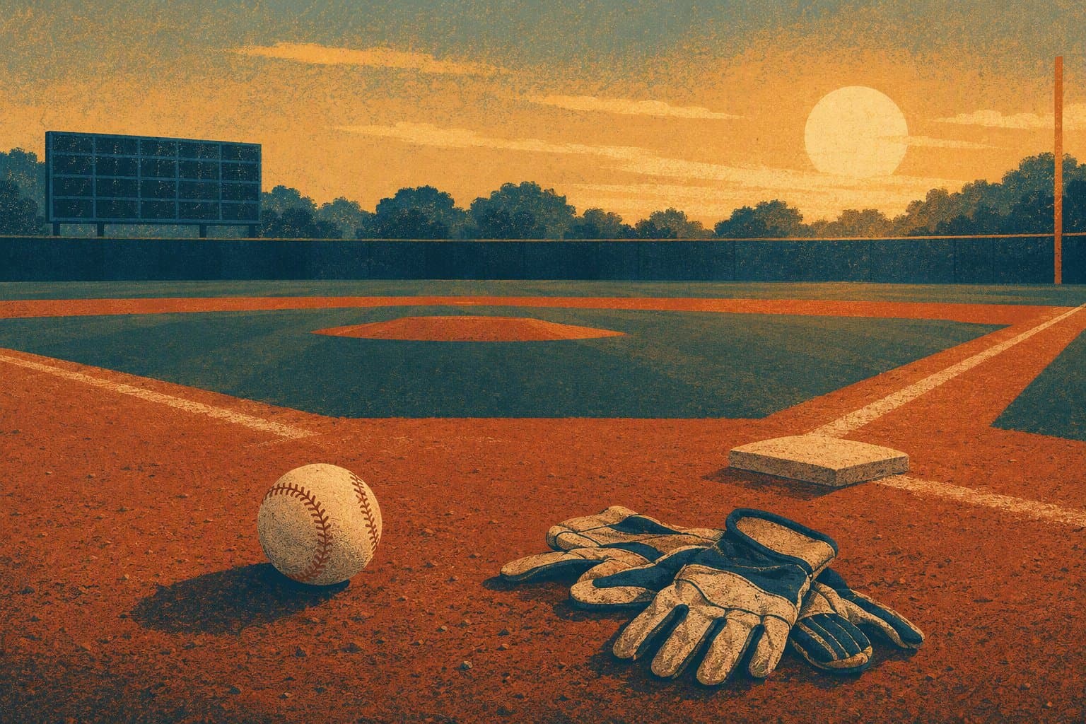 Baseball Victory - illustration, Jake Team LLC