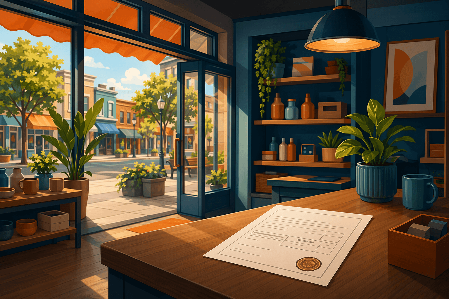 New business permit - illustration, Jake Team LLC