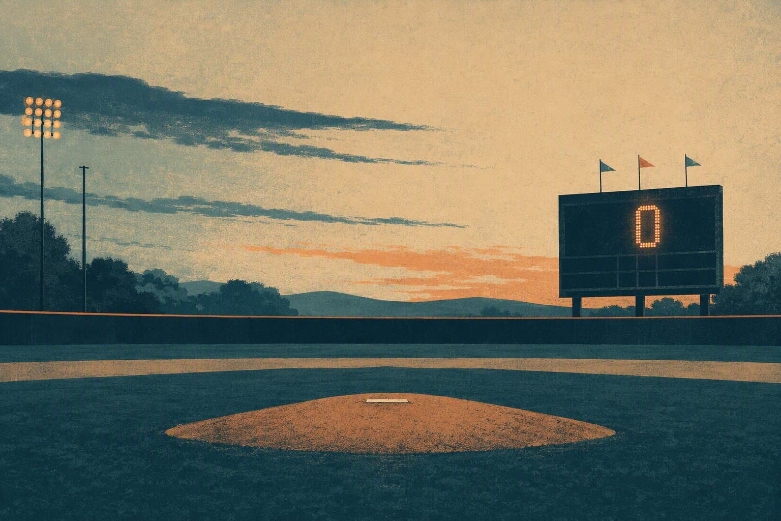 Baseball Shutout - illustration, Jake Team LLC