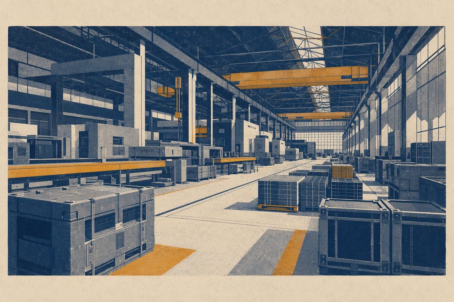 defense industry scale - illustration, Jake Team LLC