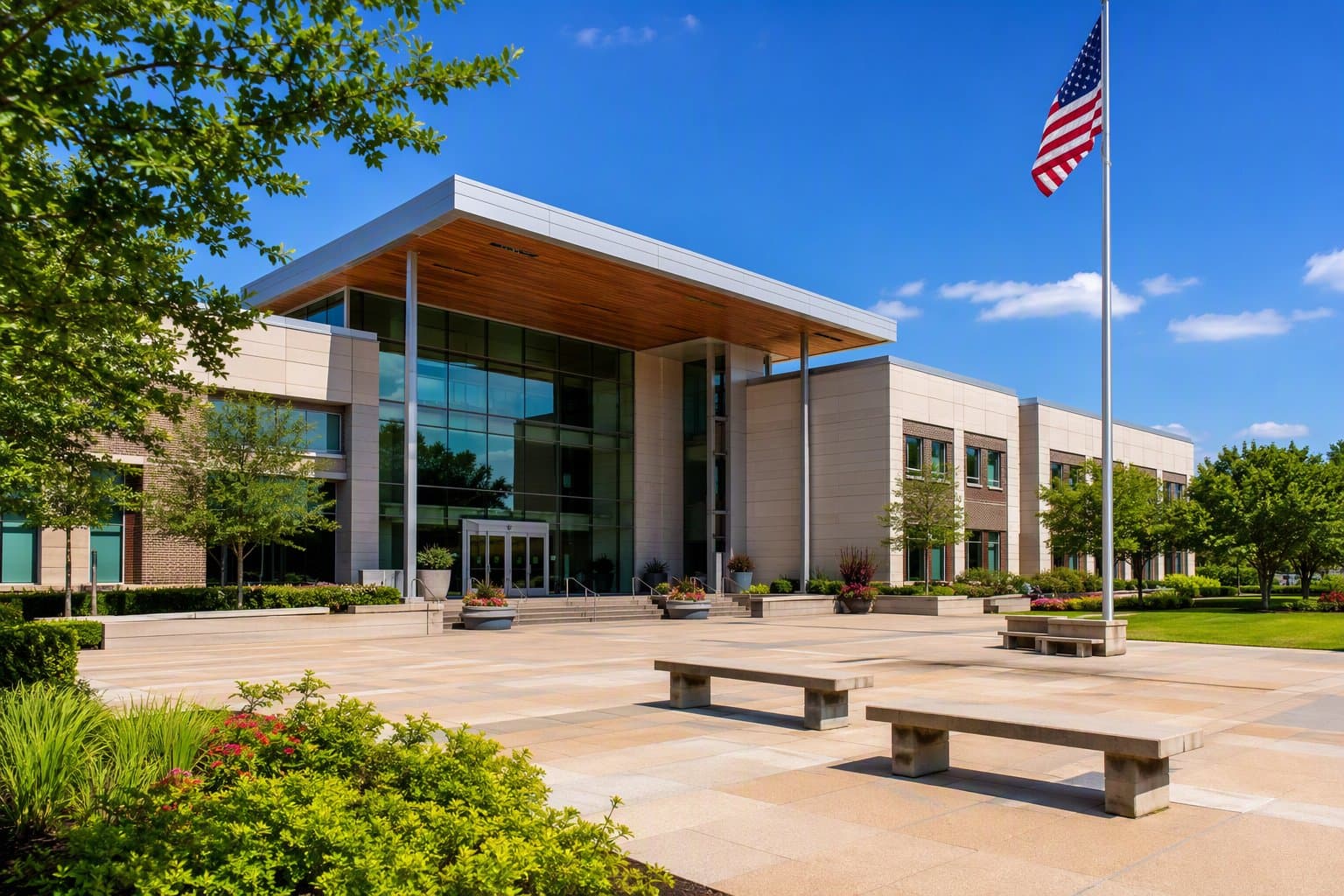 Richardson City Hall - illustration, Jake Team LLC