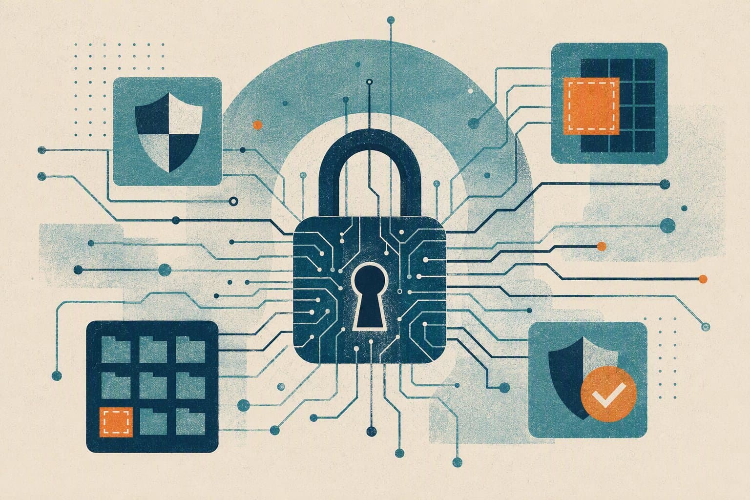 network security patch - illustration, Jake Team LLC
