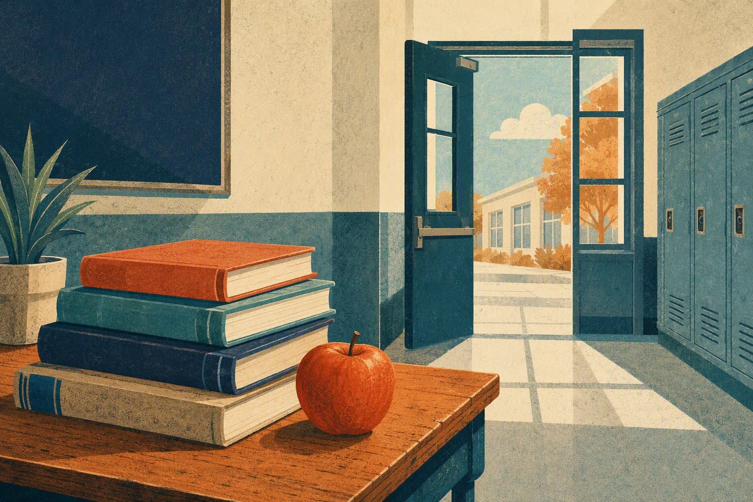 School Start - illustration, Jake Team LLC
