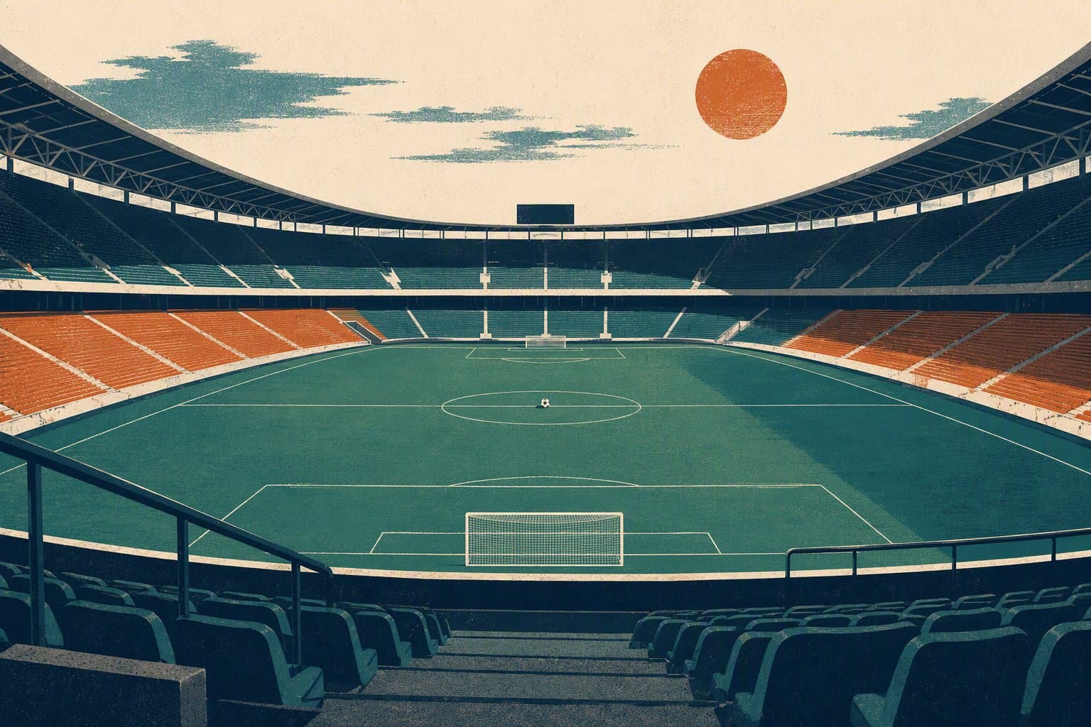 Soccer Stalemate - illustration, Jake Team LLC