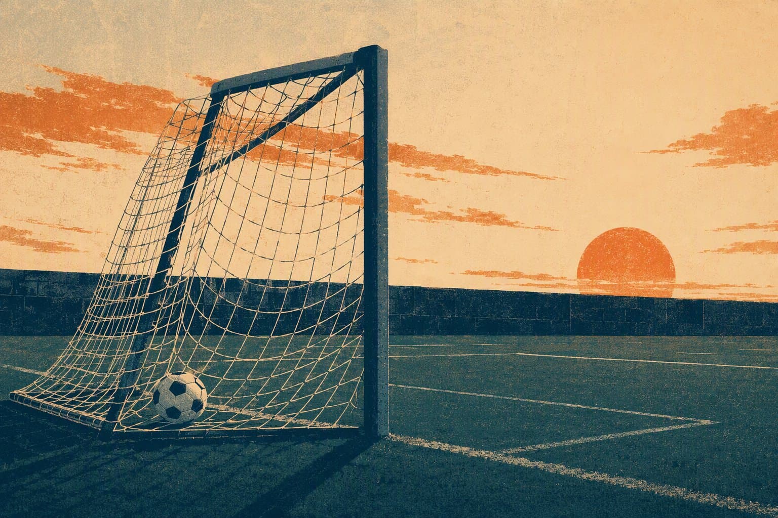 Late Winning Goal - illustration, Jake Team LLC