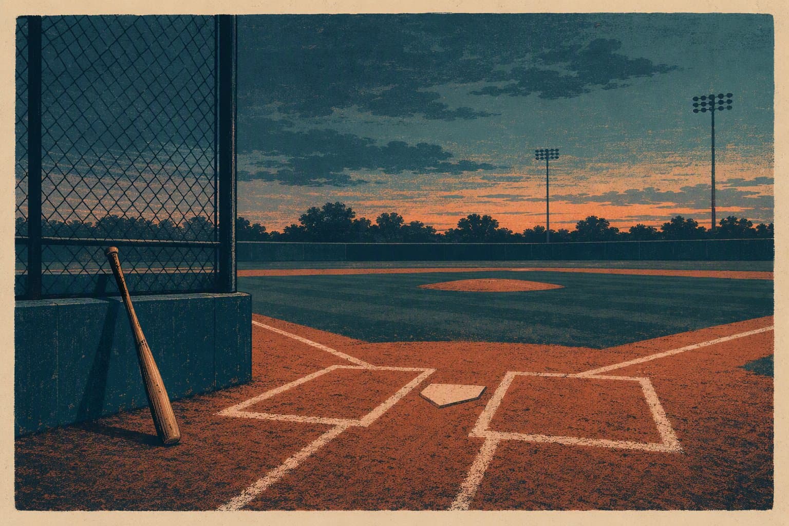Baseball Victory - illustration, Jake Team LLC