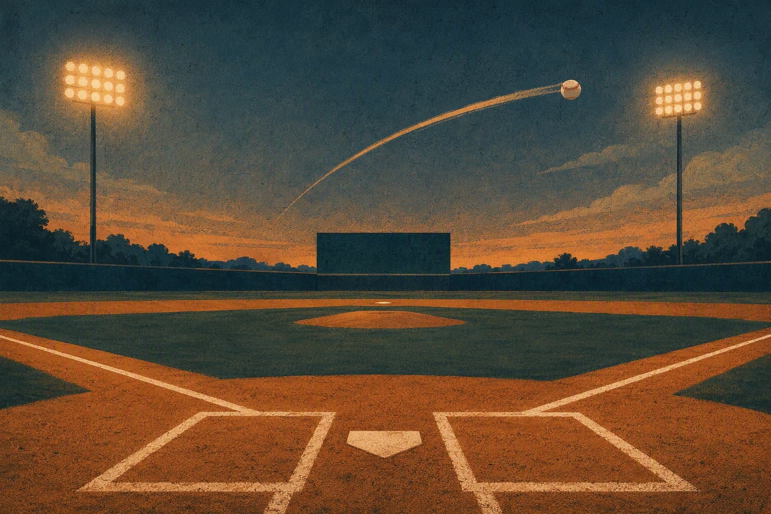 extra innings baseball - illustration, Jake Team LLC