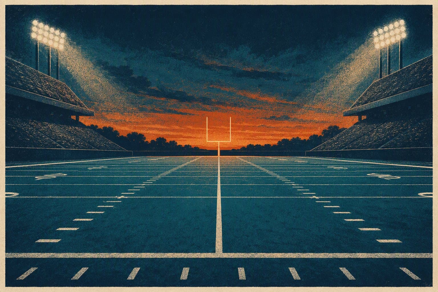 Overtime football tension - illustration, Jake Team LLC