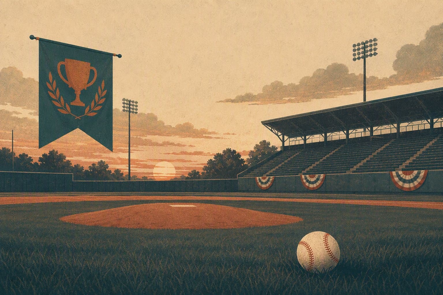 Baseball Victory - illustration, Jake Team LLC
