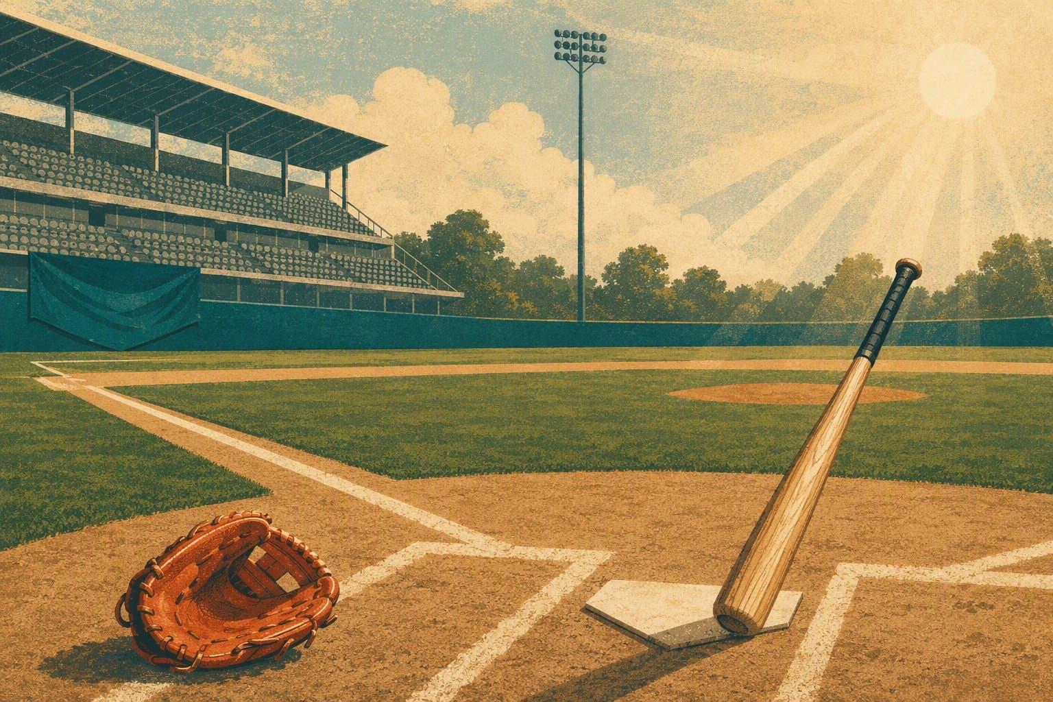 Baseball Victory - illustration, Jake Team LLC