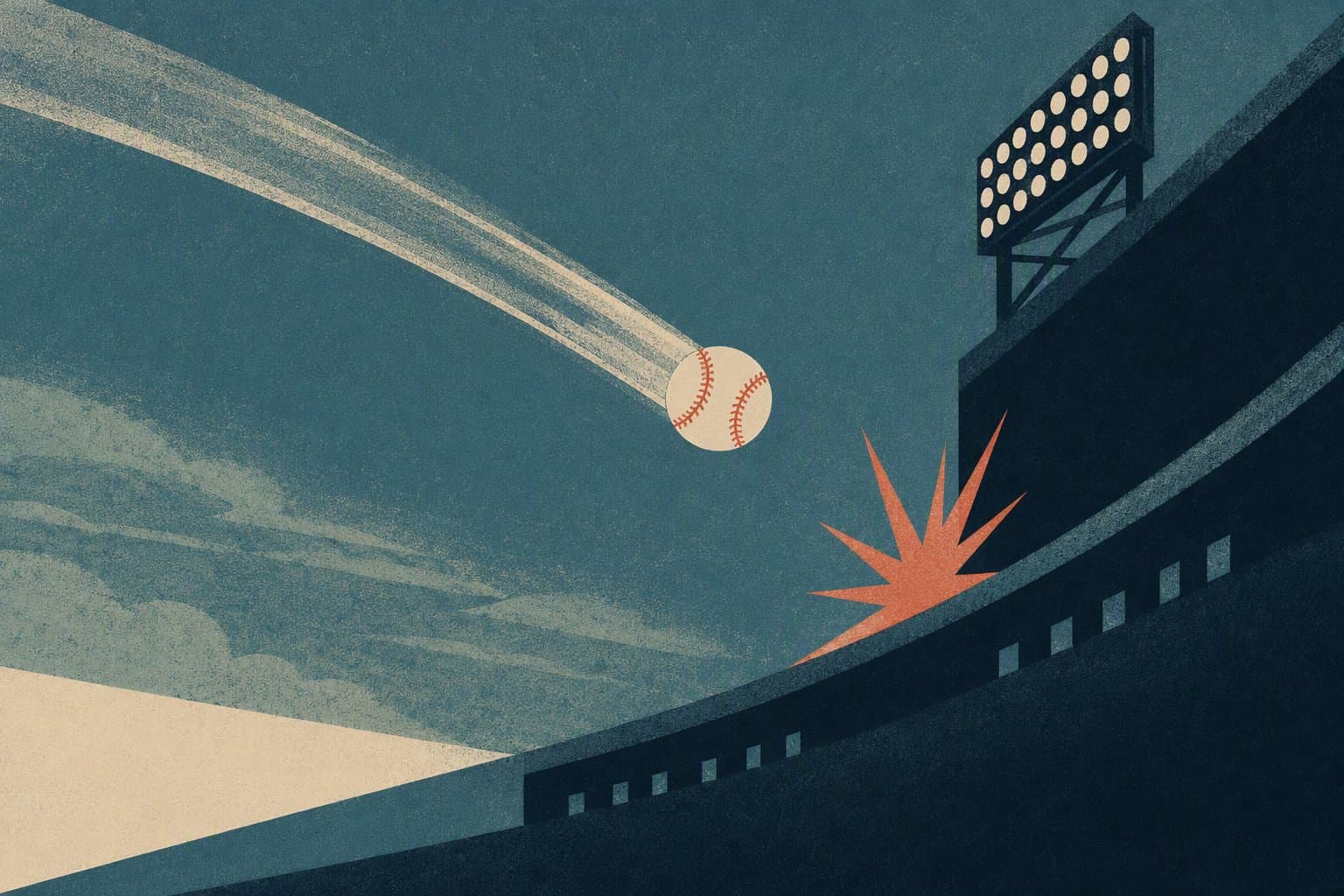 baseball home run - illustration, Jake Team LLC