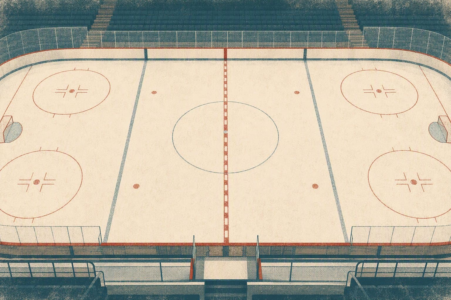 Ice Hockey Arena - illustration, Jake Team LLC