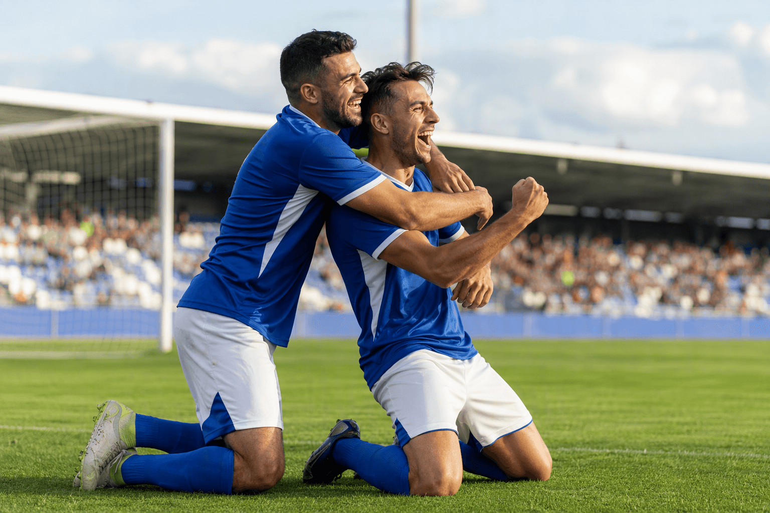 Soccer Team Celebration - illustration, Jake Team LLC