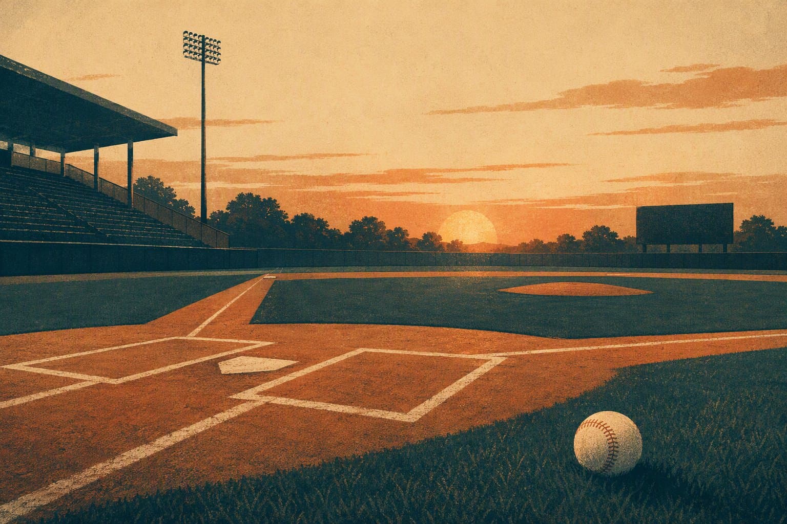 Baseball Home Run - illustration, Jake Team LLC