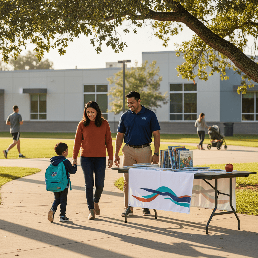 School Family Welcome - illustration, Jake Team LLC