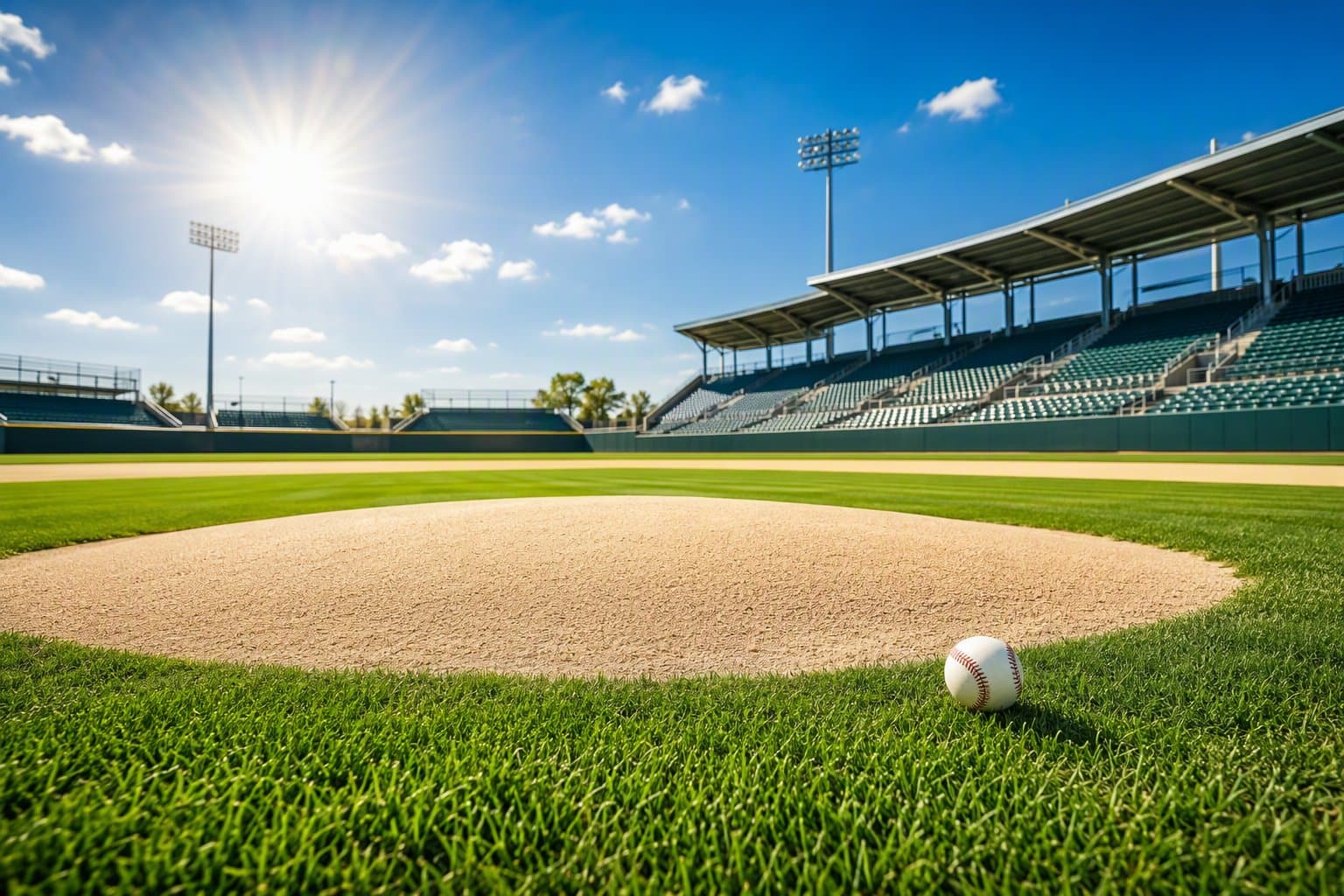 Empty Stadium - illustration, Jake Team LLC