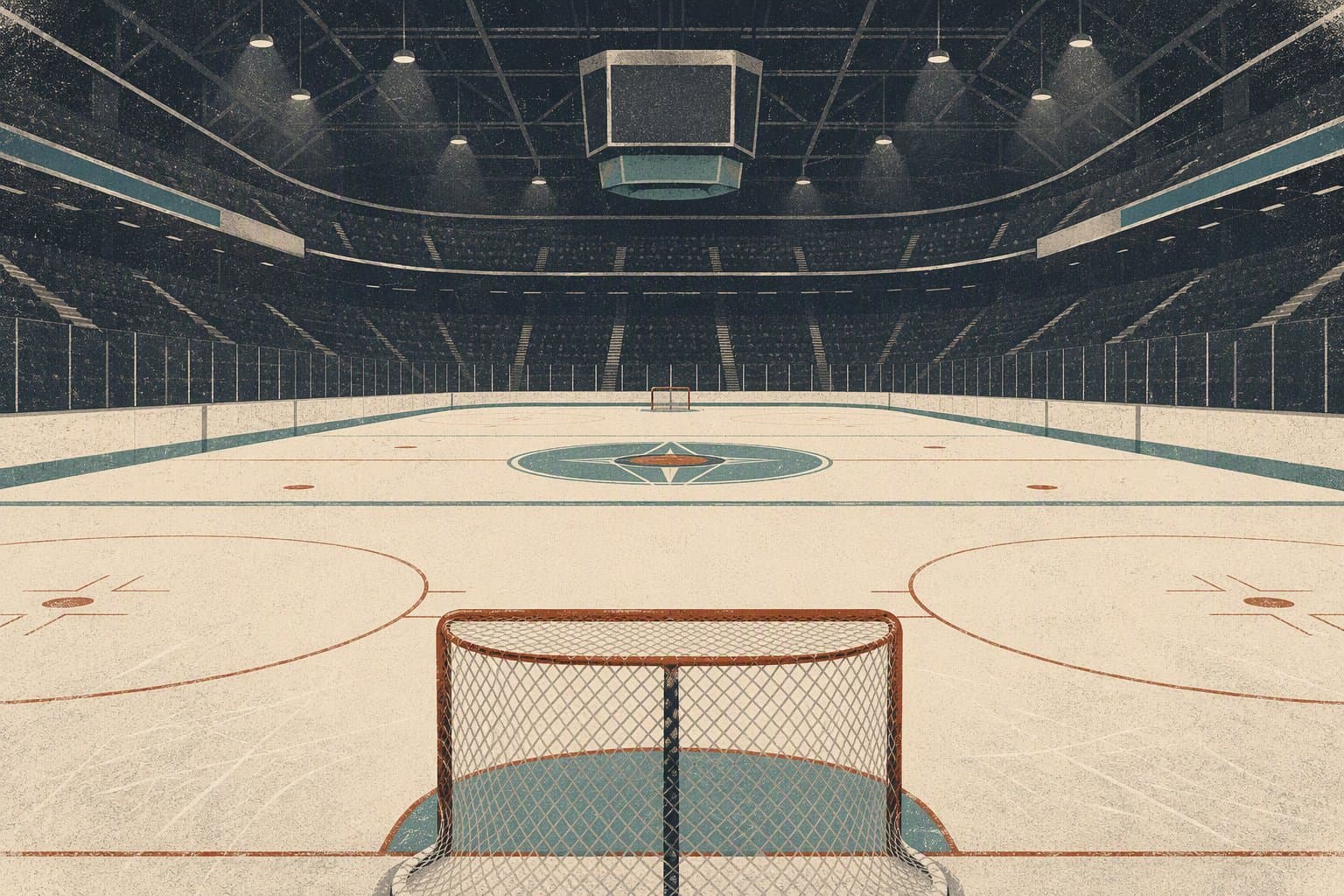 hockey rink - illustration, Jake Team LLC