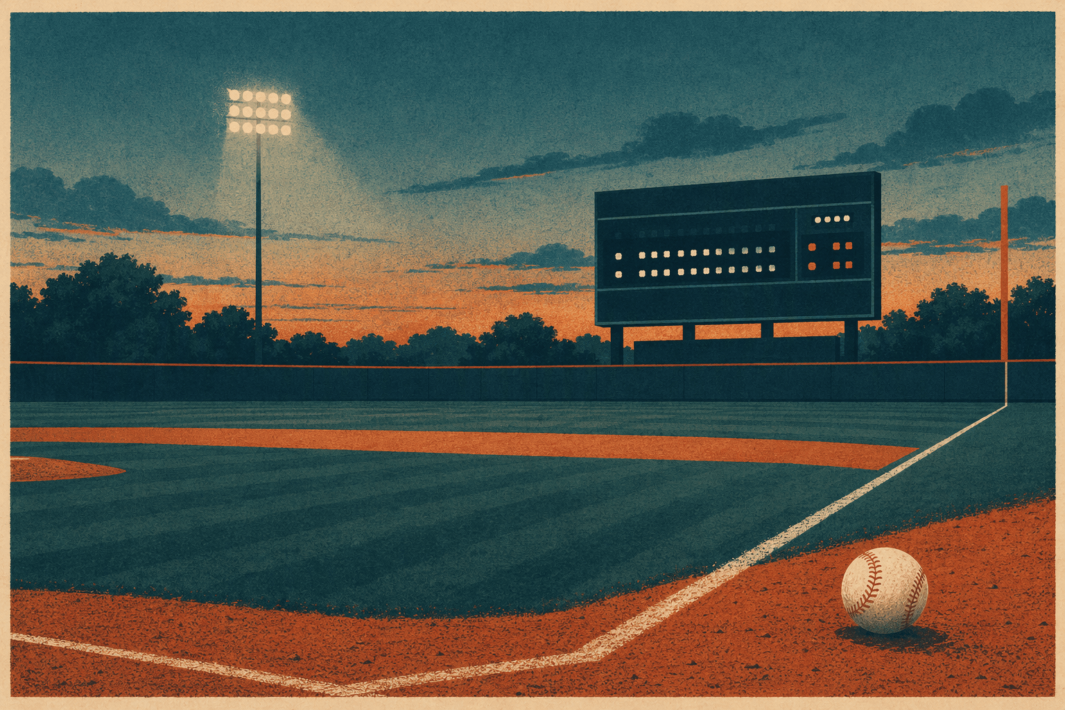 Walk-Off Baseball - illustration, Jake Team LLC