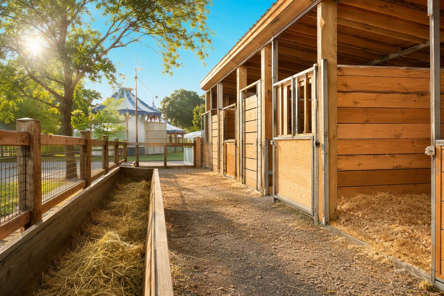 fair petting zoo - illustration, Jake Team LLC