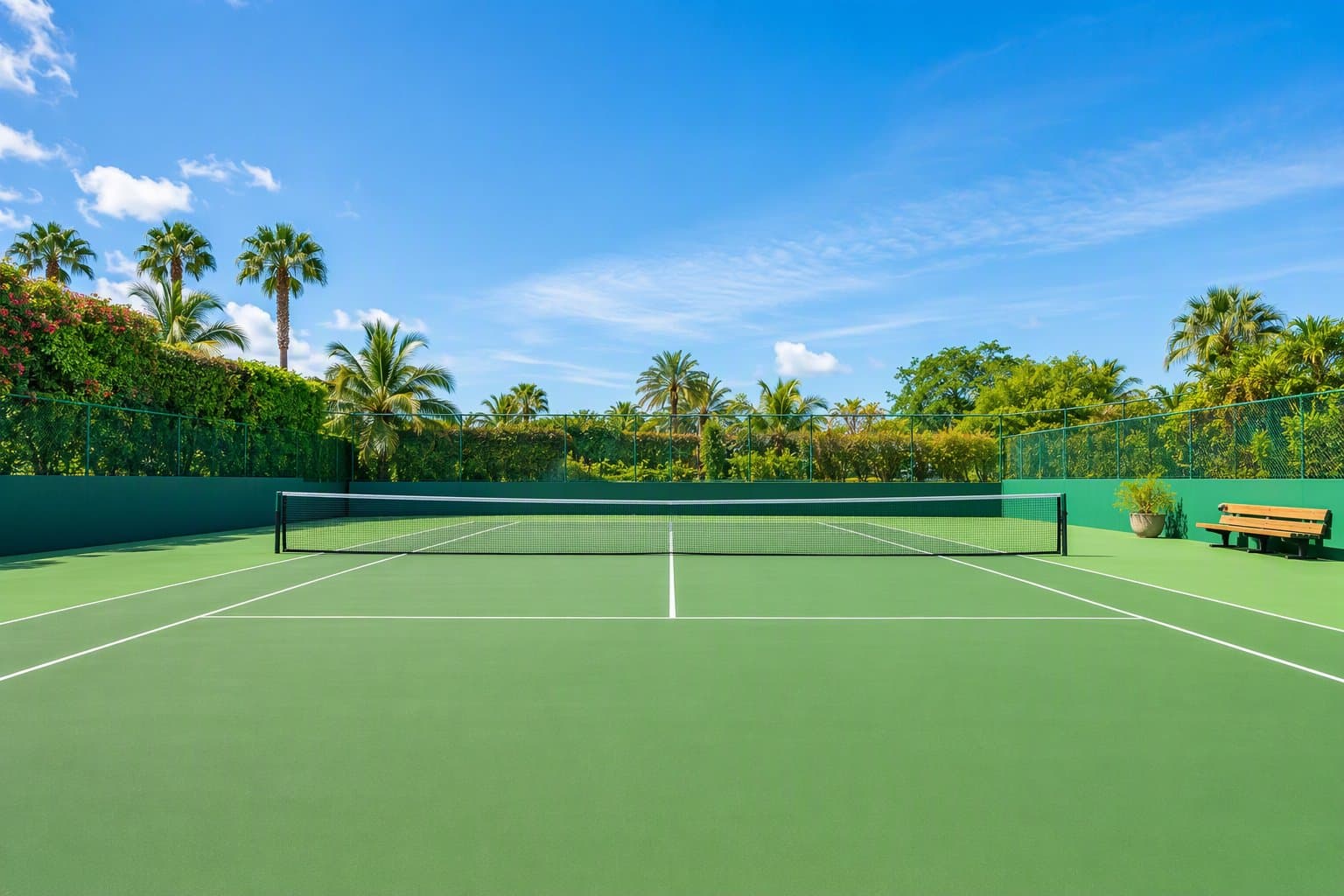 Tennis Court - illustration, Jake Team LLC
