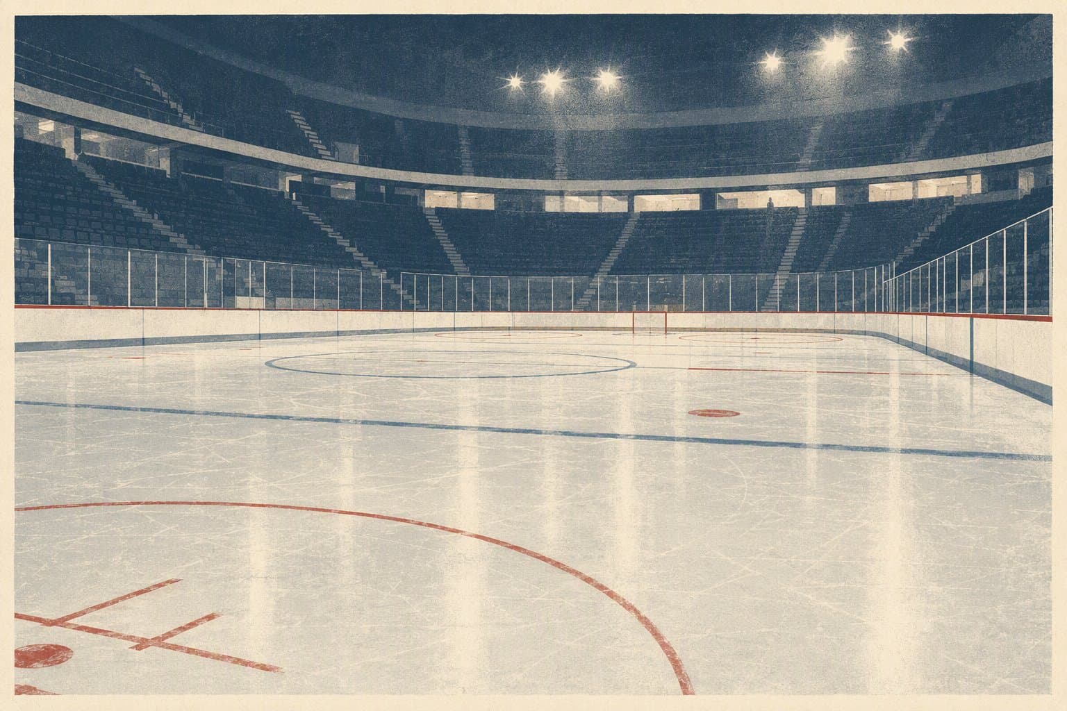 Hockey Arena Atmosphere - illustration, Jake Team LLC