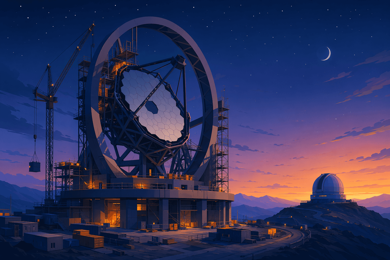 Telescope construction - illustration, Jake Team LLC