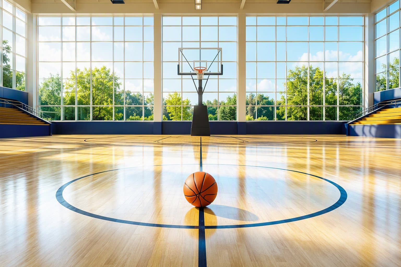 basketball court - illustration, Jake Team LLC