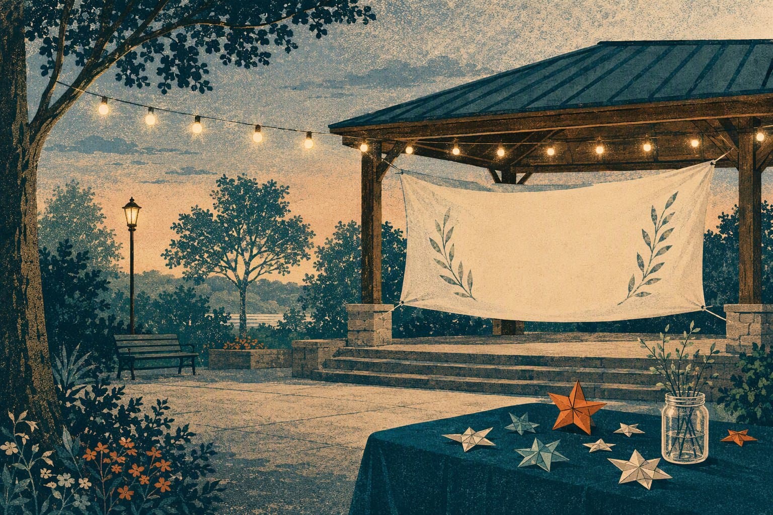 Wave of Light remembrance - illustration, Jake Team LLC