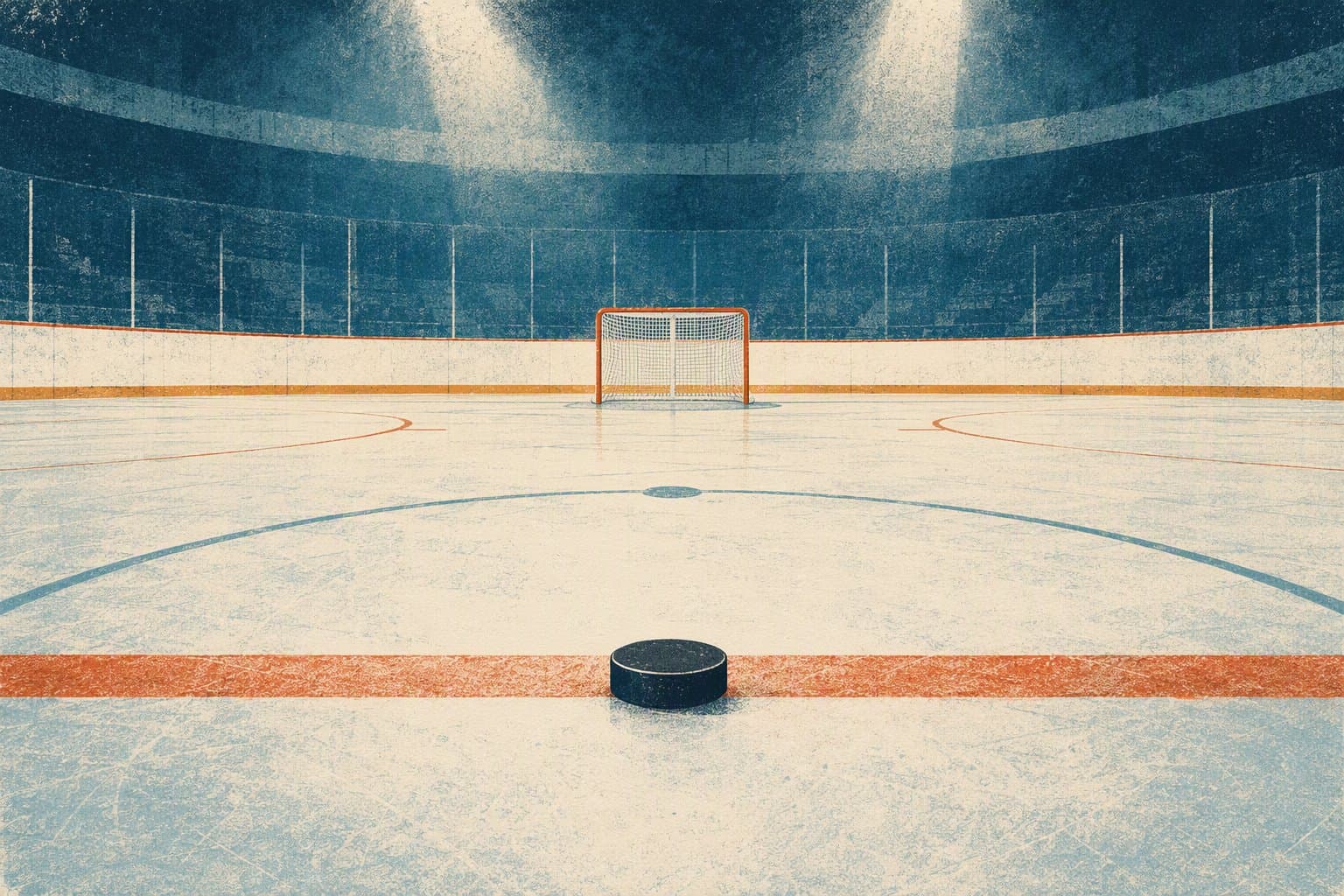 Hockey Shootout - illustration, Jake Team LLC