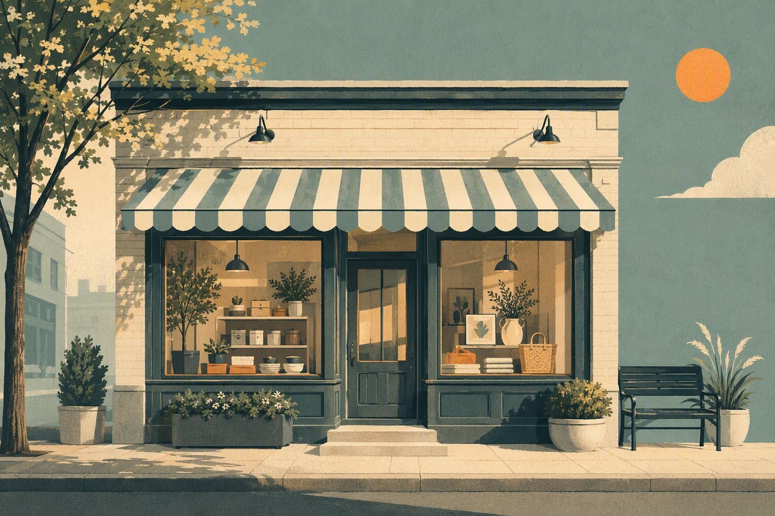 New Bakery Storefront - illustration, Jake Team LLC