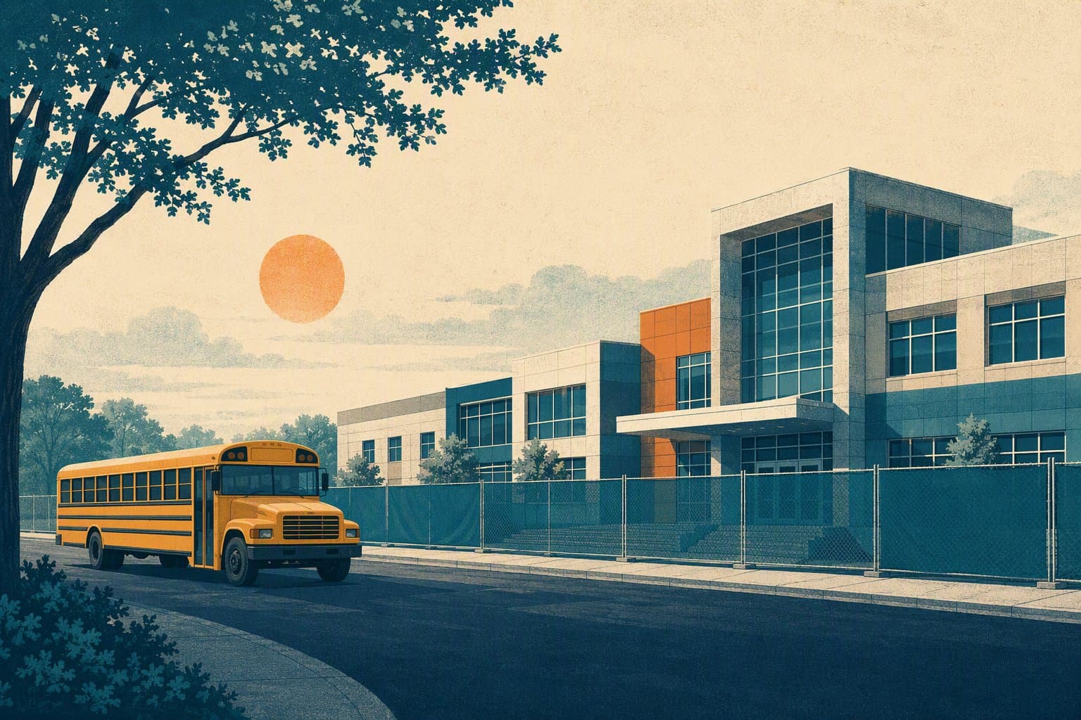 School Construction - illustration, Jake Team LLC